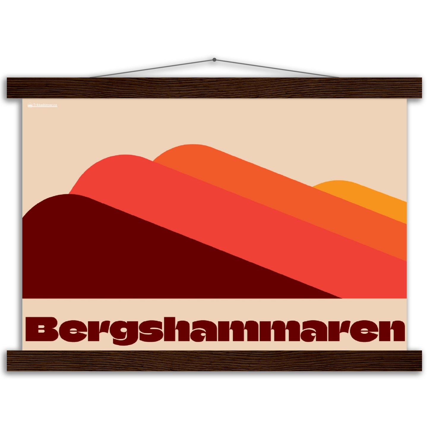 BERGSHAMMAREN // Plakat med plakatlist