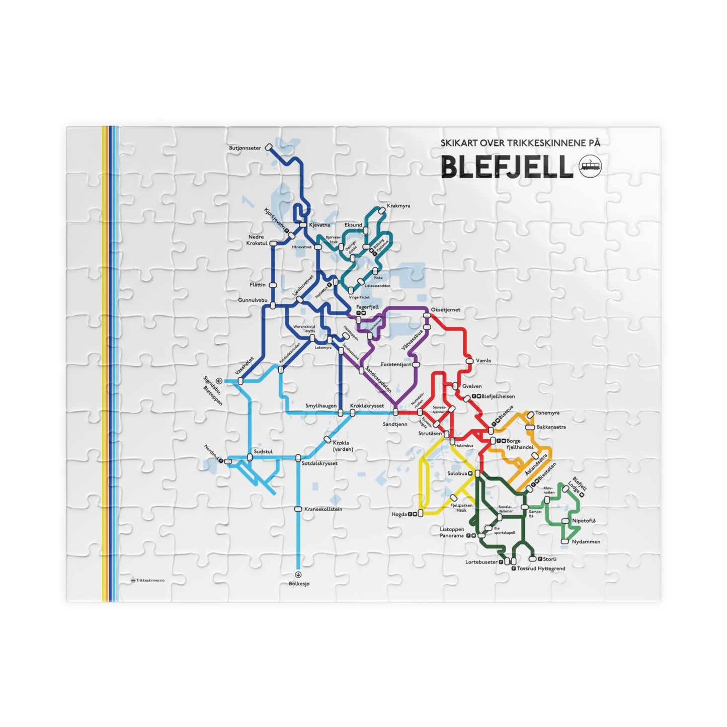 BLEFJELL - Trikkeskinner // Puslespill