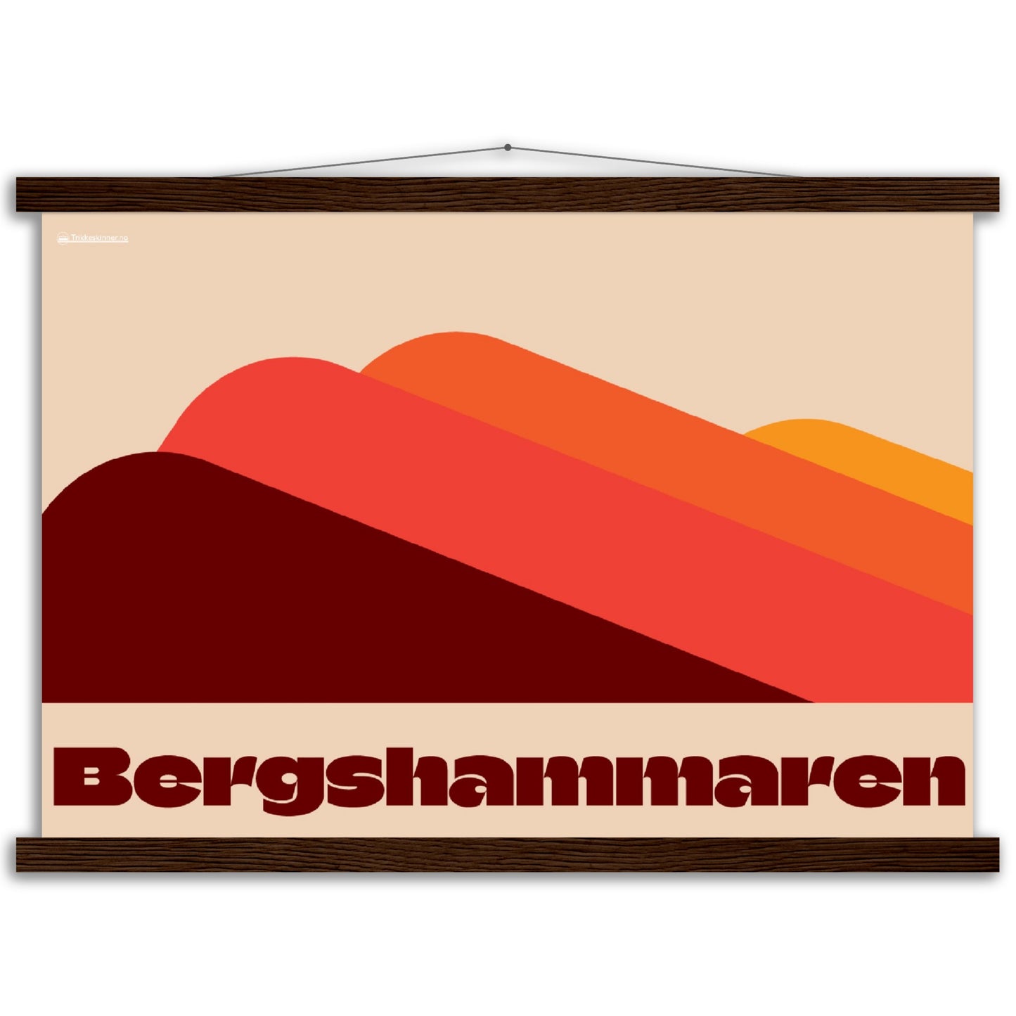 BERGSHAMMAREN // Plakat med plakatlist