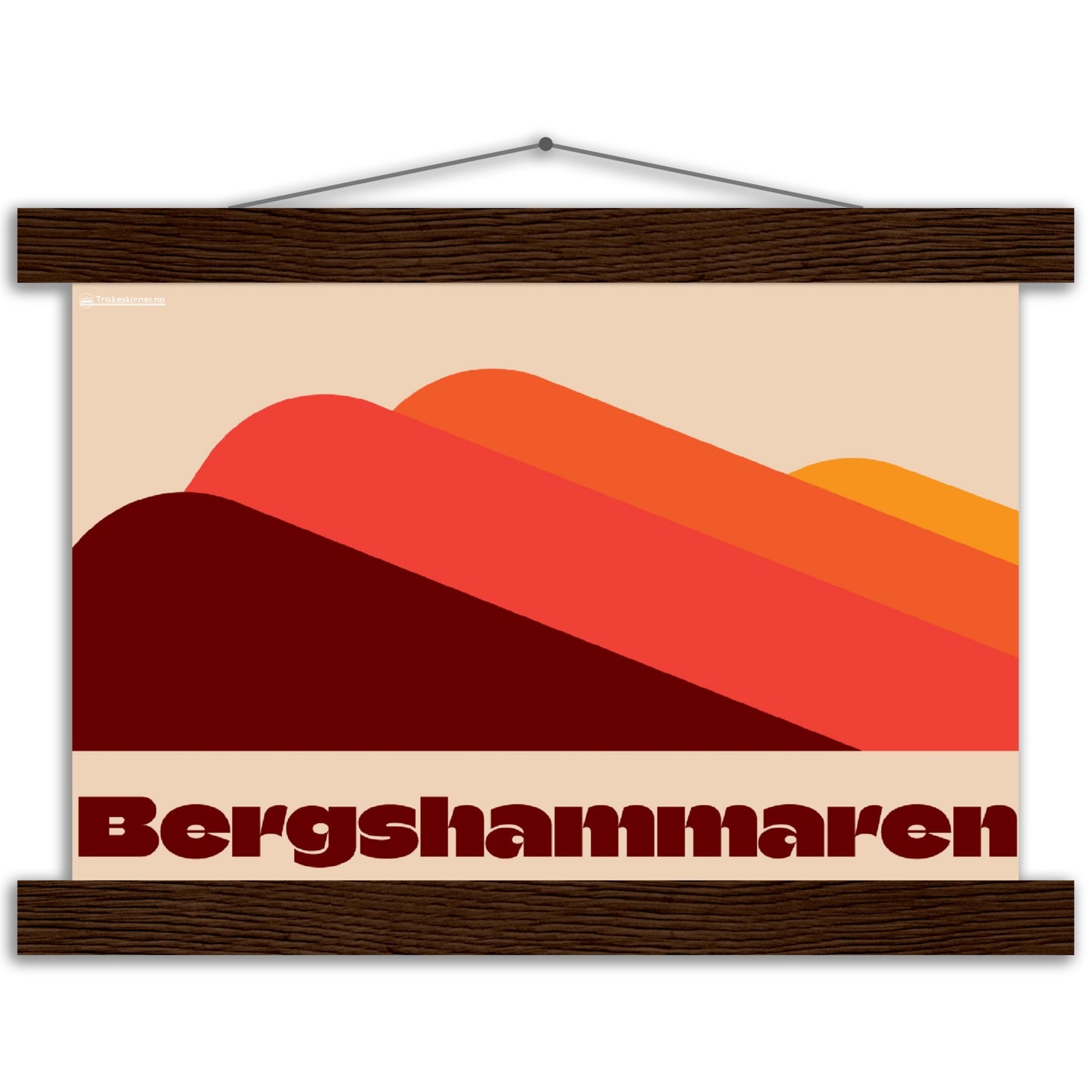 BERGSHAMMAREN // Plakat med plakatlist